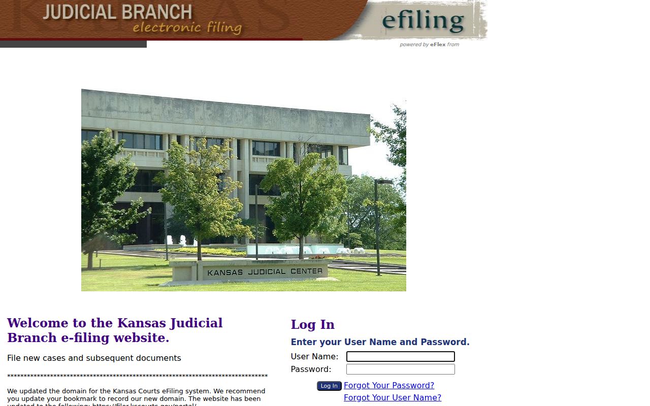 Gray County court docket Kansas eFlex filing portal